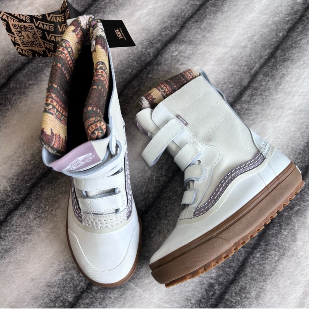 Vans Standard V Snow MTE Marshmellow Purple Dove Aztec Print Snow Boots